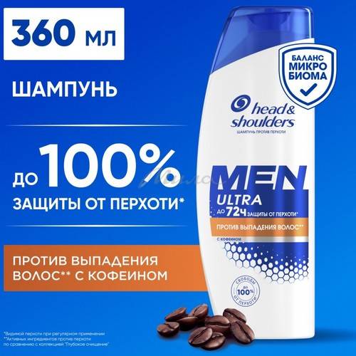 Шампунь против перхоти HEAD & SHOULDERS Против выпадения волос, 360 мл #2
