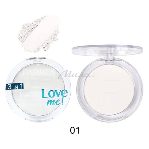 Пудра для лица FARRES Love me! 3 in 1