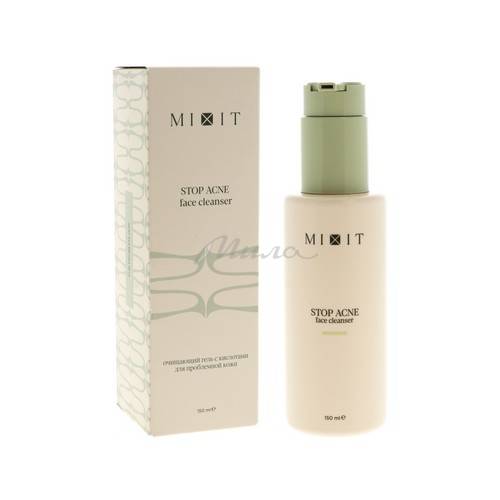 Гель для умывания MIXIT очищающий с кислотами для проблемной кожи, 150 мл