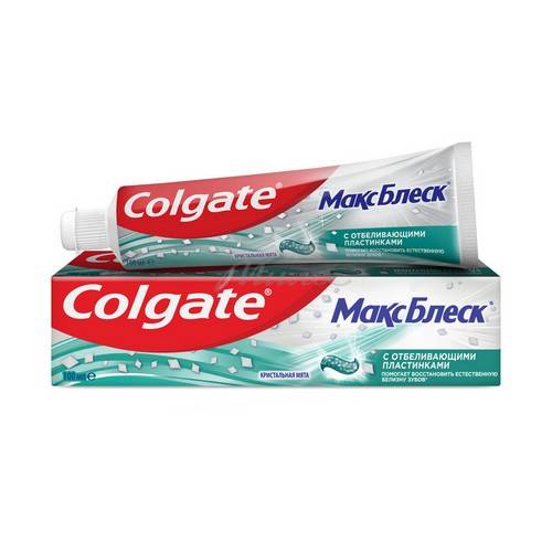 Зубная паста COLGATE Макс Блеск отбеливающая, 100 мл