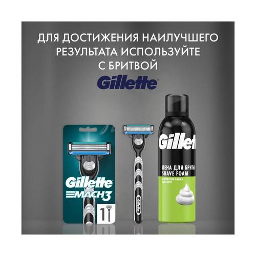 Пена для бритья GILLETTE Lemon Lime с ароматом лимона и лайма, 200 мл #7