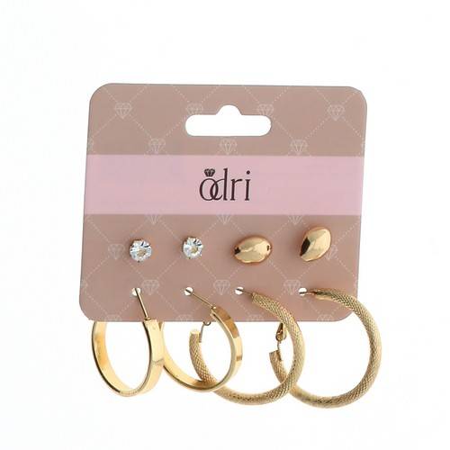 Серьги ODRI, 4 пары, арт. 7012305566