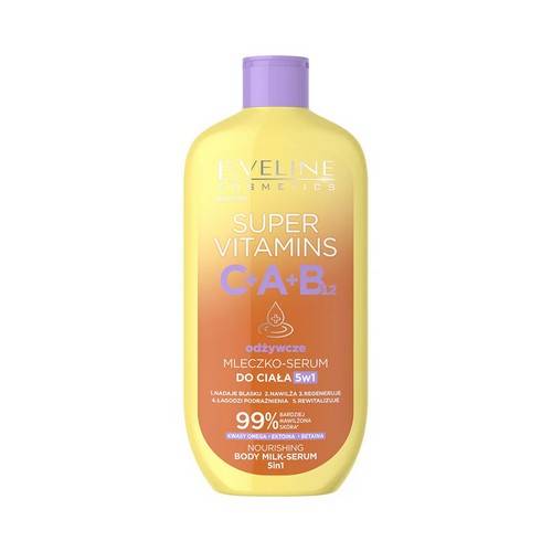 Молочко-сыворотка для тела EVELINE Cosmetics Super Vitamins Питательное 5в1, 350 мл