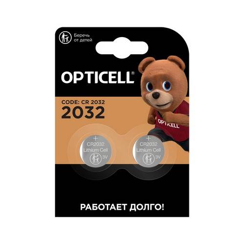 Батарейки OPTICELL Specialty 2032, 2 шт