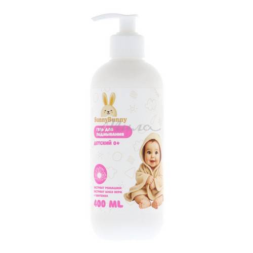 Гель для подмывания детский SUNNY BUNNY 0+, 400 мл