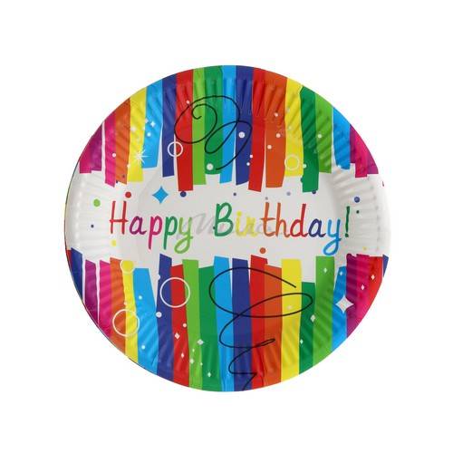 Набор бумажных тарелок Happy Birthday, 10 шт, арт. 7012305730
