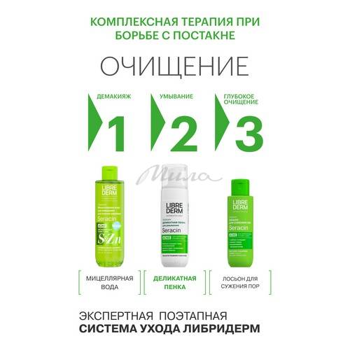 Пенка LIBREDERM Серацин деликатная для умывания, 160 мл #6