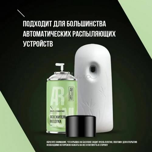 Освежитель воздуха аэрозоль ARLUNI Имбирь, лемонграсс, 250 мл #5