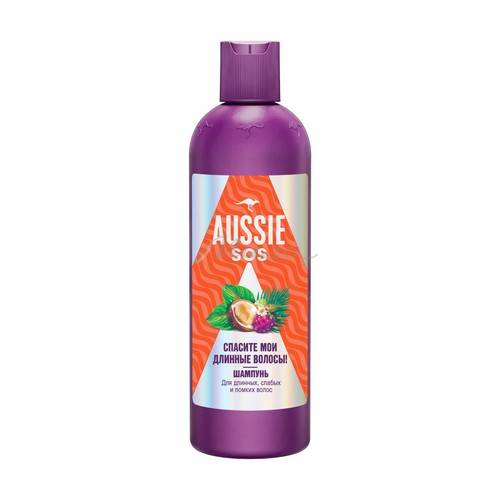 Шампунь AUSSIE SOS Cпасите мои длинные волосы, 290мл