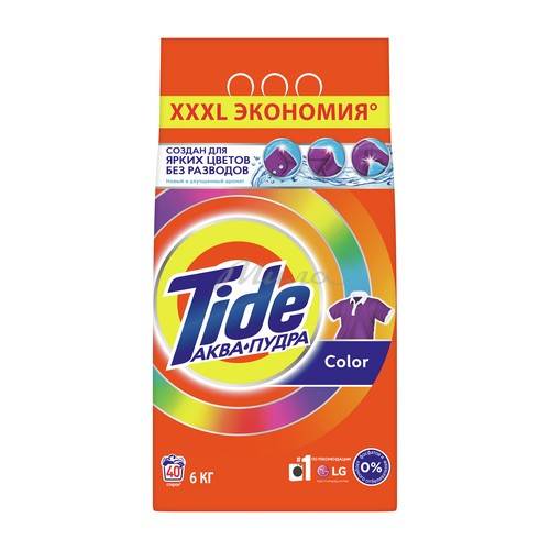 Средство моющее синтетическое "TIDE" (автомат,колор) 6 кг