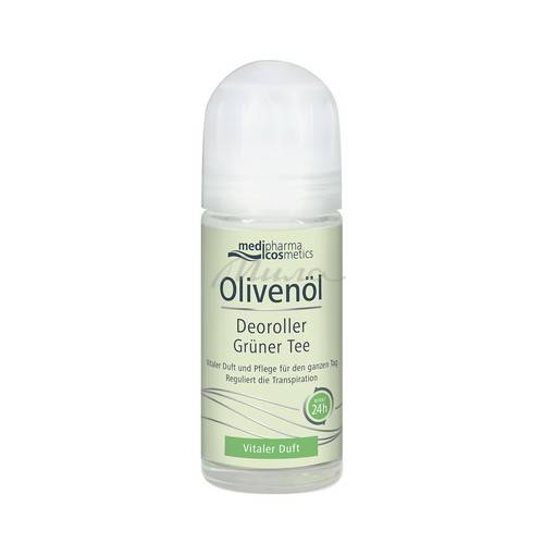 Дезодорант роликовый MEDIPHARMA COSMETICS Olivenol Зеленый чай, 50 мл