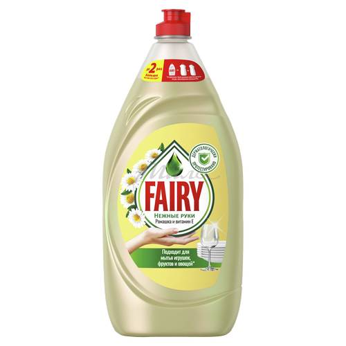 Средство для мытья посуды FAIRY Нежные руки Ромашка и витамин Е, 1.35 л #2