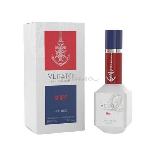 Вода парфюмерная для мужчин MIRADA VERATO For Men Sport, 100 мл