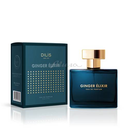 Вода парфюмерная для мужчин DILIS Ginger Elixir, 75 мл