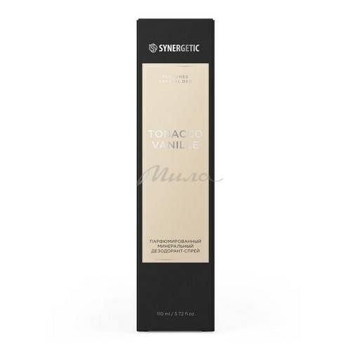 Дезодорант спрей SYNERGETIC Tobacco-Vanille минеральный парфюмированный, 110 мл #2