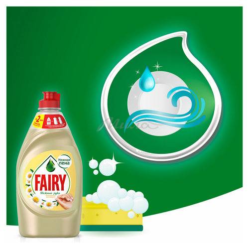 Средство для мытья посуды FAIRY Нежные руки Ромашка и витамин Е, 1.35 л #6