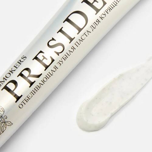 Паста зубная PRESIDENT Smokers, 75 г #4