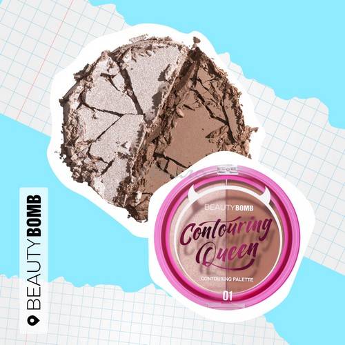 Палетка для контуринга BEAUTY BOMB Countouring Queen, тон 01 new #7