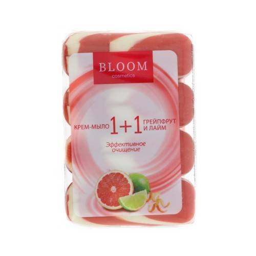 Крем-мыло BLOOM COSMETICS 1+1 Грейпфрут и Лайм, 4х90 г #2