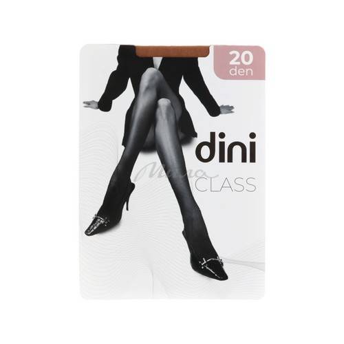 Колготки женские DINI Class, natura, размер 4, 20 ден