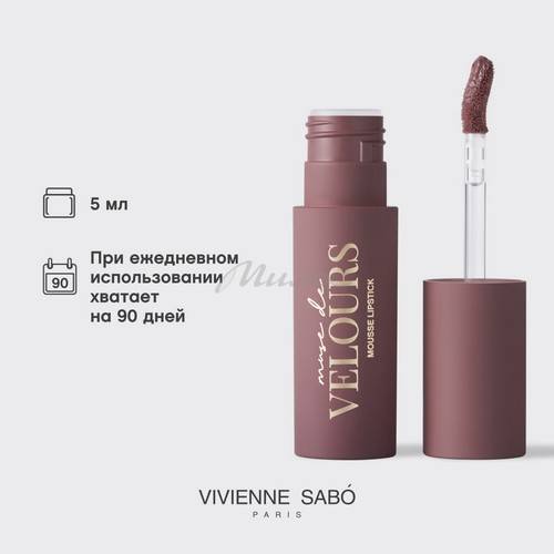 Помада для губ муссовая VIVIENNE SABO Muse de velours, тон 04 #9