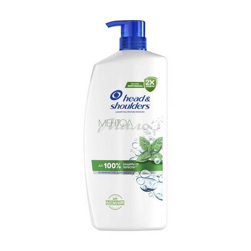 Шампунь против перхоти HEAD & SHOULDERS Ментол, 1000 мл