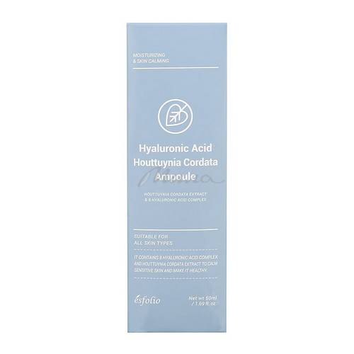 Сыворотка для лица ESFOLIO Hyaluronic Acid Houttuynia Cordata Ampoule с гиалуроновой кислотой и экстрактом хауттюйнии, 50 мл #2