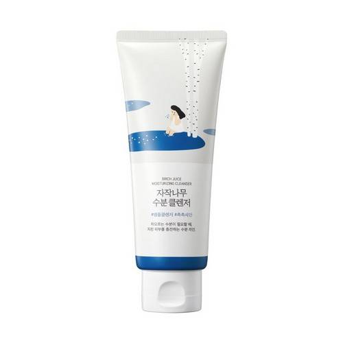 Гель-пенка для умывания ROUND LAB увлажняющая Birch Juice Moisturizing Cleanser, 150 мл