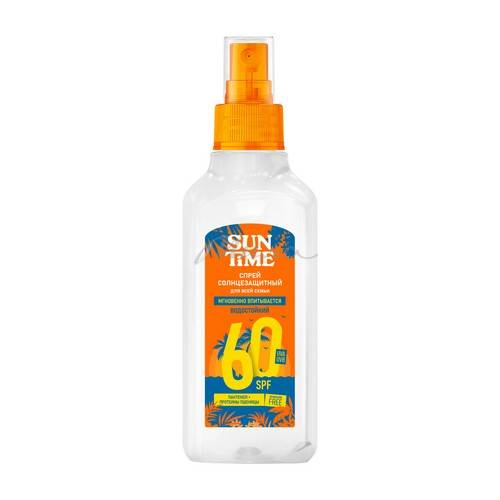 Cпрей SUN TIME SPF 60 для всей семьи, 150 мл