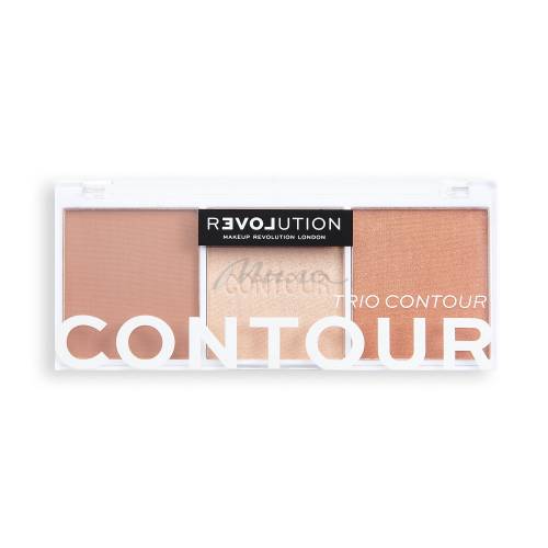 Палетка для макияжа лица RELOVE REVOLUTION Contour Trio Contour Бронзер, хайлайтер и румяна