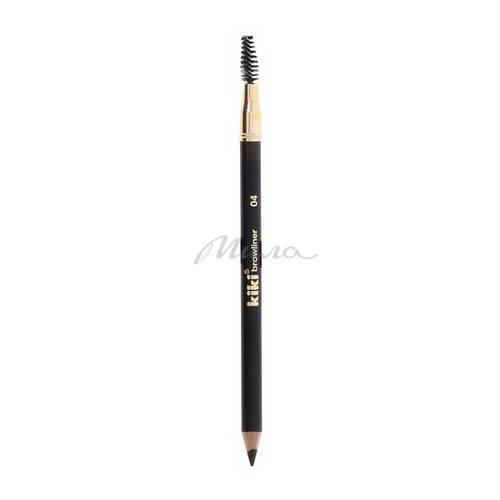Карандаш для бровей KIKI Browliner с щеточкой, тон 04, 1.1 г