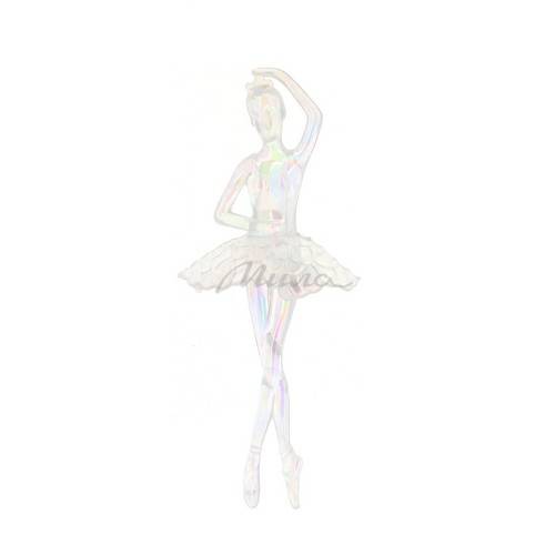 Украшение новогоднее подвесное Балерина, 8 х 9 см, 1 шт, арт. SLWRL-014