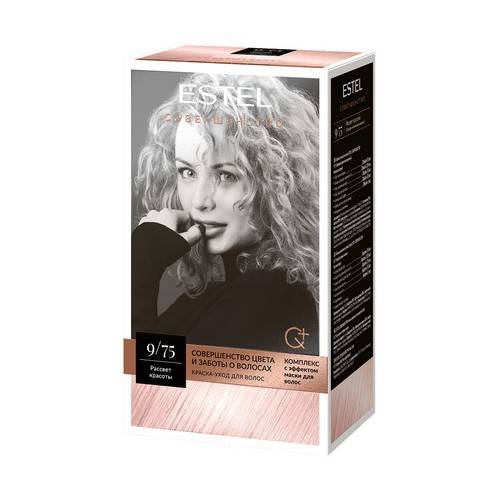 Краска-уход для волос ESTEL Совершенство, тон 9/75 блондин коричнево-красный