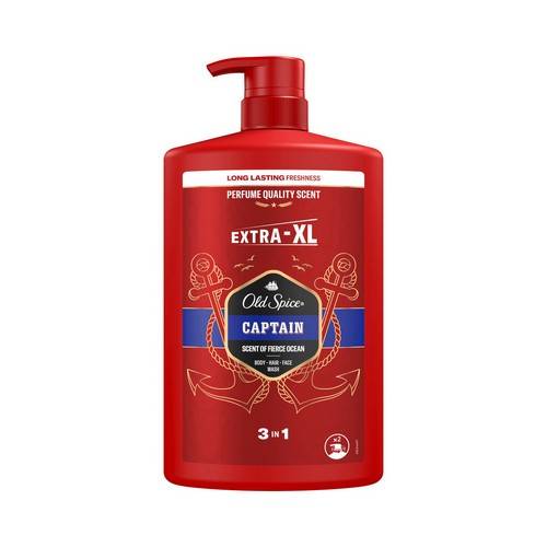 Гель для душа + шампунь OLD SPICE Captain, 1000 мл