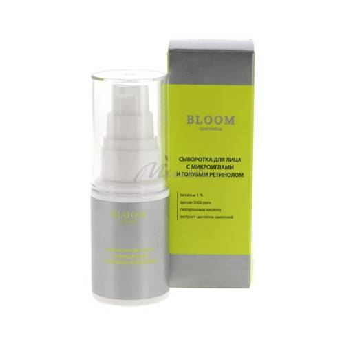Сыворотка для лица BLOOM COSMETIC с микроиглами и голубым ретинолом, 30 мл