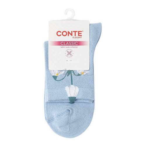 Носки женские CONTE ELEGANT Classic, 1138 светло-голубой, размер 23-25, арт. 17С-183СП