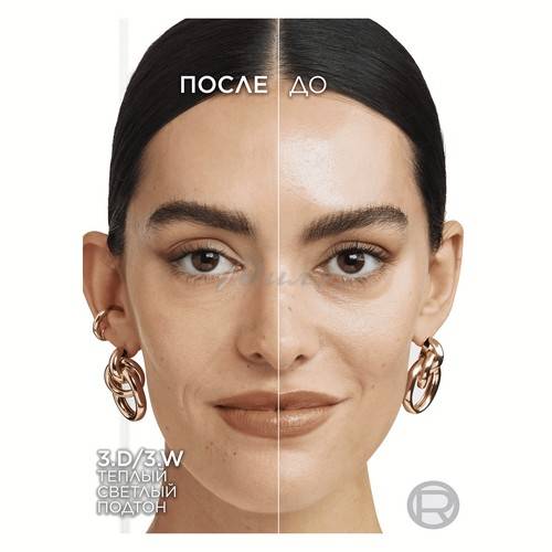 Пудра для лица L`Oreal Paris Accord Parfait компактная легкая, тон 3D/3W, 9 г #4
