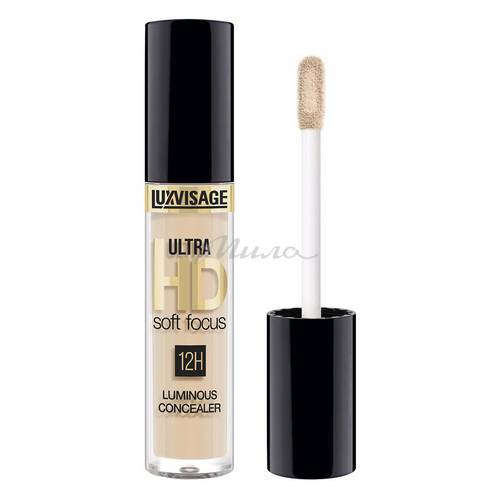 Консилер для лица LUXVISAGE ULTRA HD soft focus 12H светоотражающий, тон 13, 3.7 г