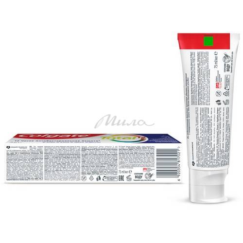 Паста зубная COLGATE Total 12 Профессиональная отбеливающая, 75 мл #2
