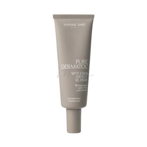 Крем-гель VIVIENNE SABO Pure Dermatol' с центеллой матирующий, 50 мл