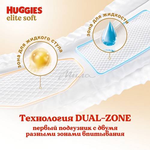 Подгузники детские HUGGIES Elite Soft (5-9 кг), 72 шт #4