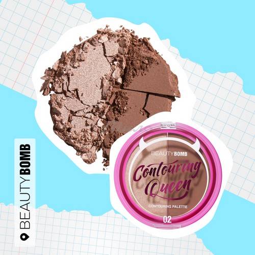 Палетка для контуринга BEAUTY BOMB Countouring Queen, тон 02 new #7