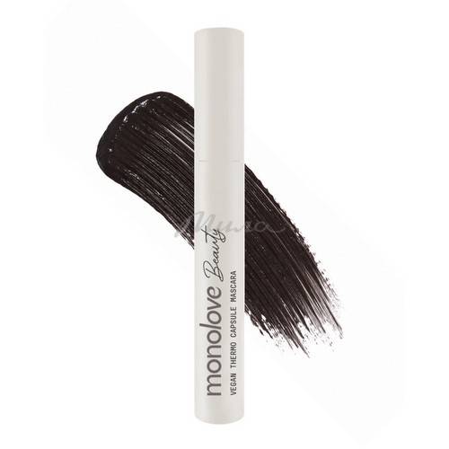 Термотушь для ресниц MONOLOVE BEAUTY Thermo Capsule Mascara Vegan удлиняющая, тон black, 12 мл #3