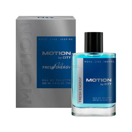 Вода туалетная для мужчин CITY MOTION Fresh Energy, 100 мл