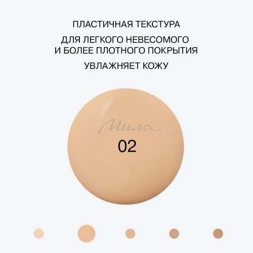 Тональная основа INFLUENCE BEAUTY Skinnovation Hydra, тон 02, 25 мл #5