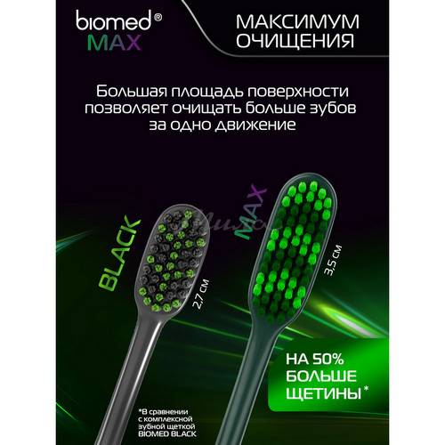 Щетка зубная BIOMED комплексная MAX средняя #11