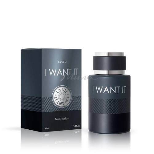 Парфюмерная вода для LA VILLE I Want It для мужчин, 100 мл