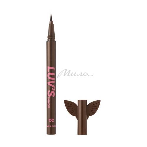 Подводка для глаз LOVE GENERATION Luv's Wings Сияющая, тон 02