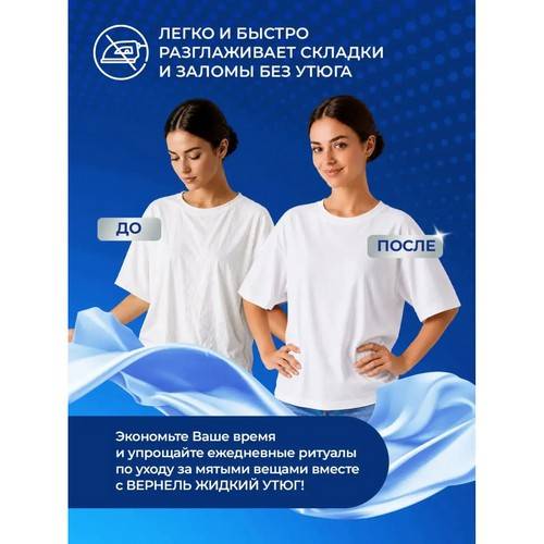 Кондиционер-спрей для белья ВЕРНЕЛЬ Жидкий утюг, 100 мл #8