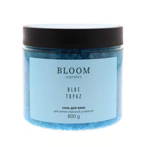Соль для ванн BLOOM Cosmetics Голубой Топаз природная, 600 г #2